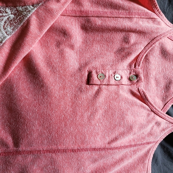 nwot pink lace tank top - Picture 6 of 6